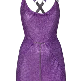Women Poster Girl Adrianne Dress-Amethyst