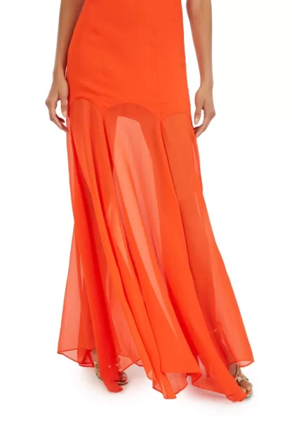 Women De La Vali Agua Red Maxi