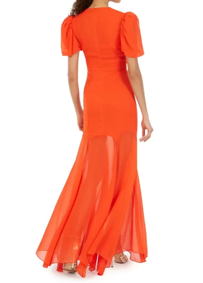 Women De La Vali Agua Red Maxi