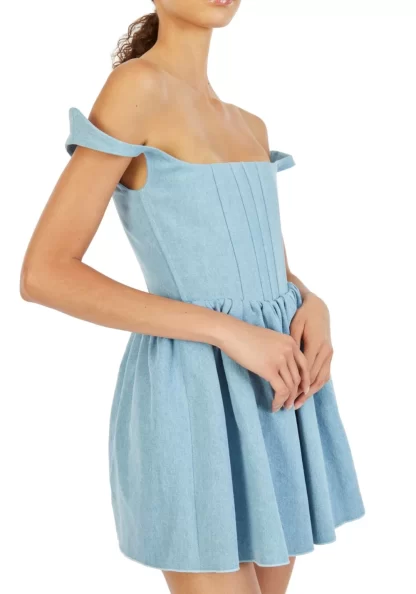 Women Silvia Astore Annie Dress- Denim