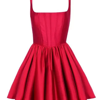 Women Silvia Astore Annie Dress- Red