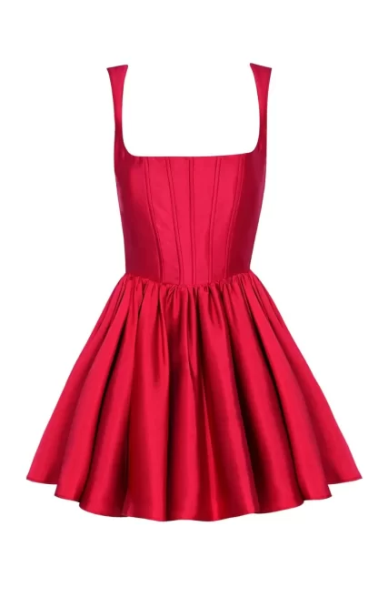 Women Silvia Astore Annie Dress- Red
