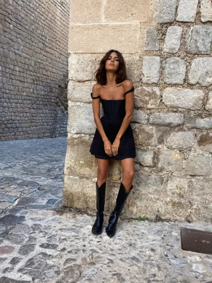 Women Silvia Astore Annie Dress-Black