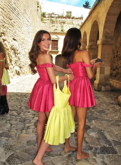 Women Silvia Astore Annie Dress-Pink