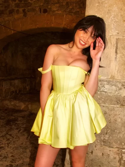 Women Silvia Astore Annie Dress-Yellow