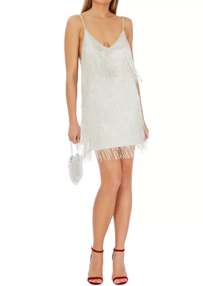 Women Javier Osorio Athena Silver Dress