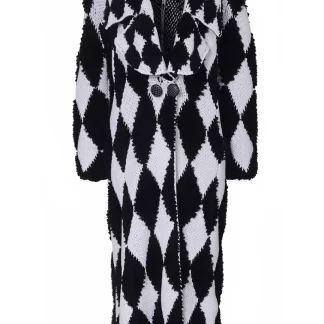 Women Samanta Virginio Black & White Marchesa Coat