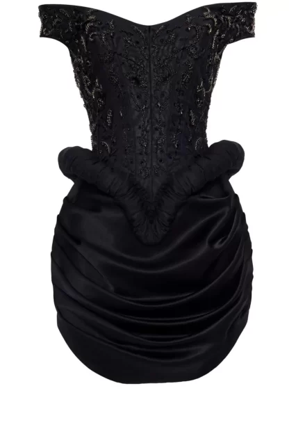 Women Annie's Collection Black Iris Skirt