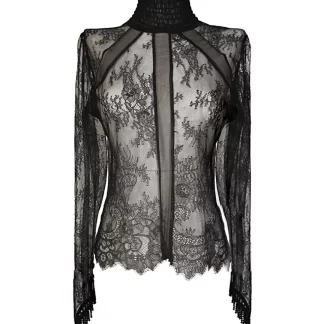 Women Amuse Bouche Black Lace Aleera Top