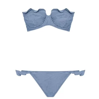Women Nou Nou Blue Bikini Set- No.3