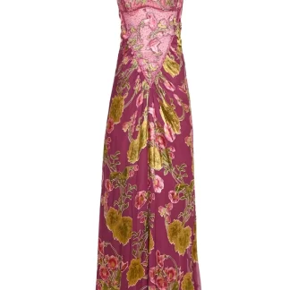 Women Annie's Archive Burgundy Wine Gown