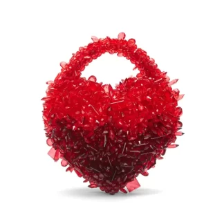 Women Clio Peppiatt Cherry Heart Quartz Bag