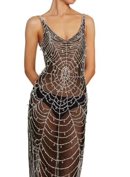 Women Annie's Collection Cobweb Midi Dress