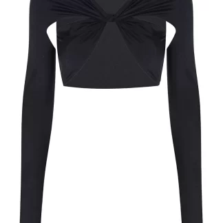 Women Coperni Cropped Draped Top