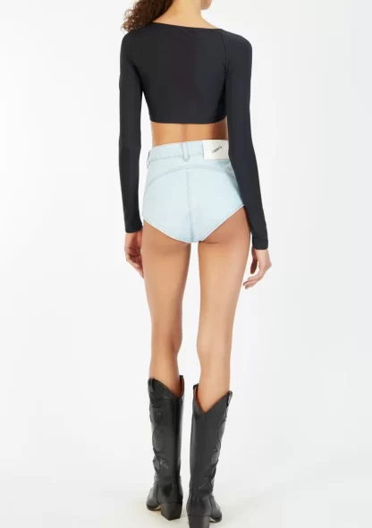 Women Coperni Cropped Draped Top