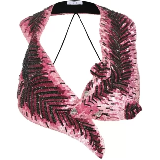 Women Area Crystal Fox Top