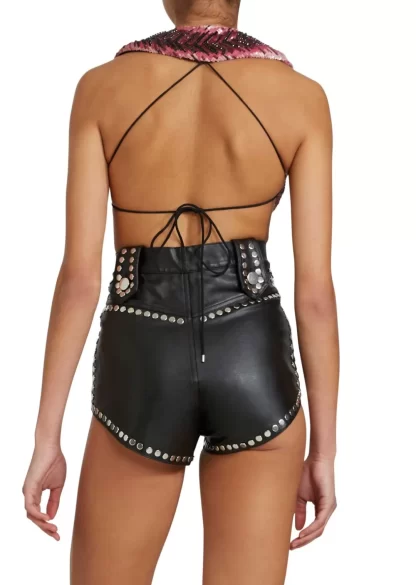 Women Area Crystal Fox Top