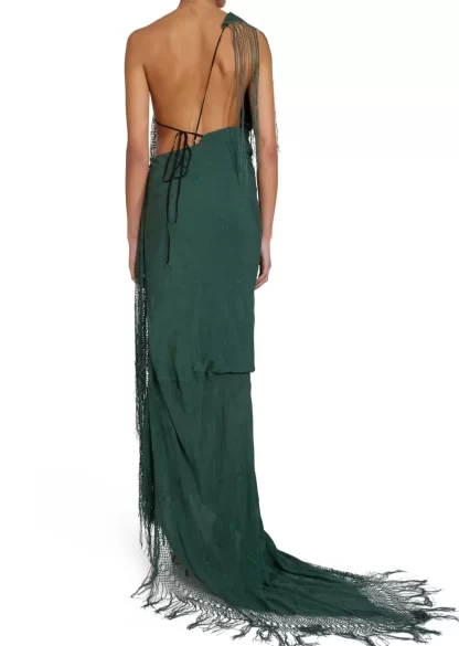 Women Conner Ives Demi-Couture Piano Shawl Gown
