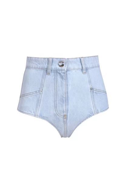 Women Coperni Denim High-Waisted Briefs