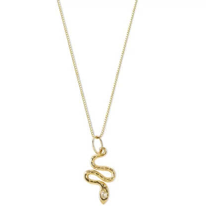 Women Genevieve Jewellery Diamond Slither Pendant