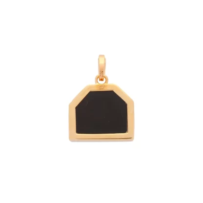 Women Annie's x Jade Jagger Es Vedra Carved Stone Charm Necklace, Gold Vermeil