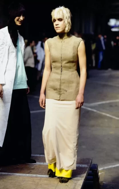 Women Annie's Archive 1997-1998 Fall Winter Martin Margiela 'Semi Couture' Linen Bodice.