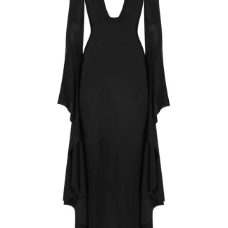 Women Giuseppe Di Morabito Front Tie Maxi Dress- Black