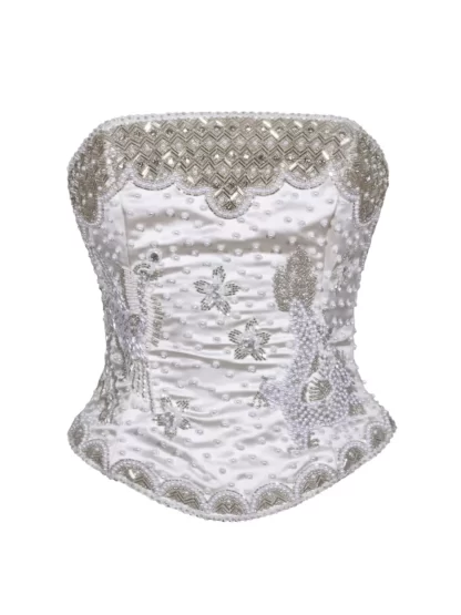 Women Annie's Collection Gemini Corset- Ivory