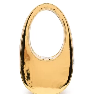 Women Coperni Gold Mini Swipe Bag