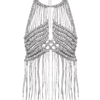 Women Giuseppe Di Morabito Halterneck Crochet-Chain Top