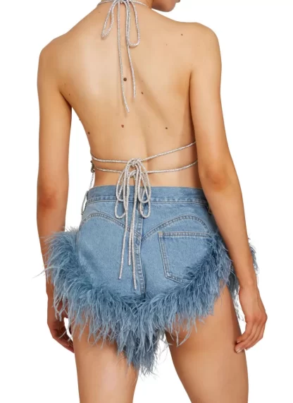 Women Giuseppe Di Morabito Halterneck Crochet-Chain Top