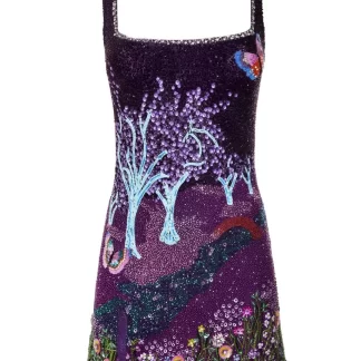 Women Annie's x Clio Peppiatt Indigo Meadow Dress