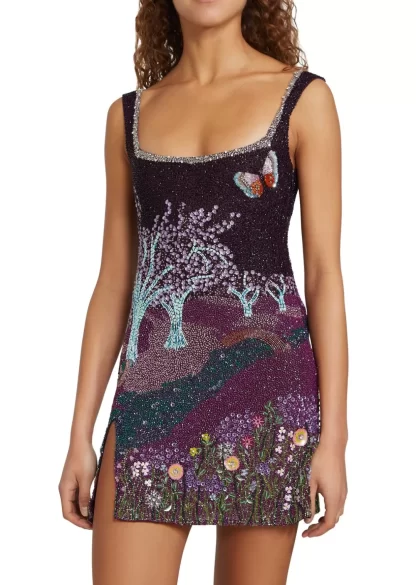 Women Annie's x Clio Peppiatt Indigo Meadow Dress