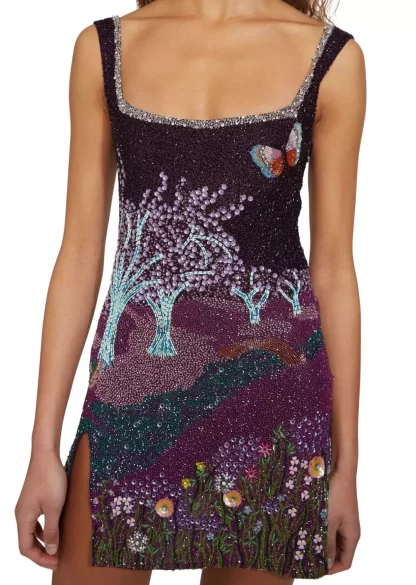 Women Annie's x Clio Peppiatt Indigo Meadow Dress