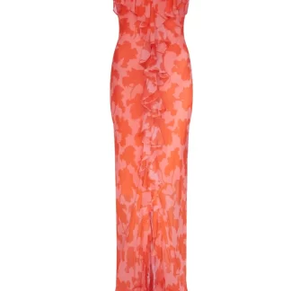 Women De La Vali Jolene Iris Pink Maxi