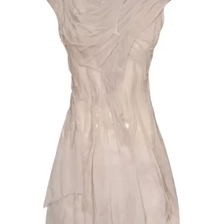 Women Elena Velez Latex Skater Dress
