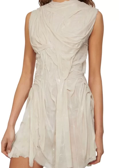 Women Elena Velez Latex Skater Dress