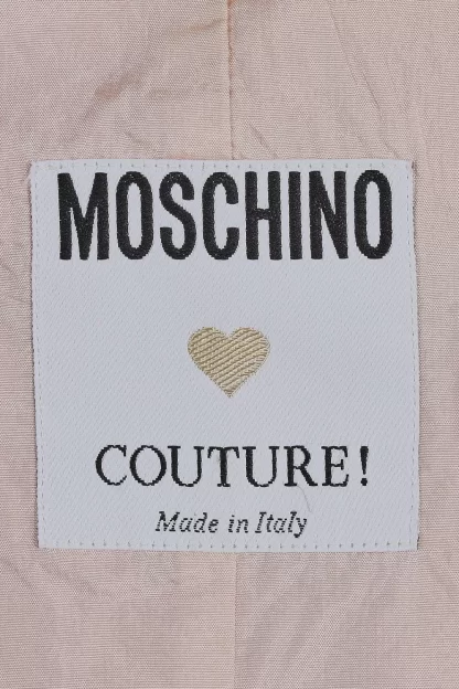 Women Annie's Archive 1991 Moschino Couture Pastel Pink 'Tea 4 2' Bodycon Dress.