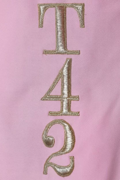 Women Annie's Archive 1991 Moschino Couture Pastel Pink 'Tea 4 2' Bodycon Dress.