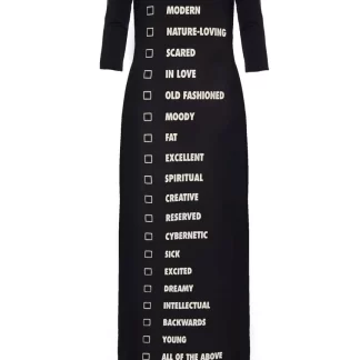 Women Annie's Archive 1999-2000 Moschino 'Millennium' Interactive Lycra Dress.