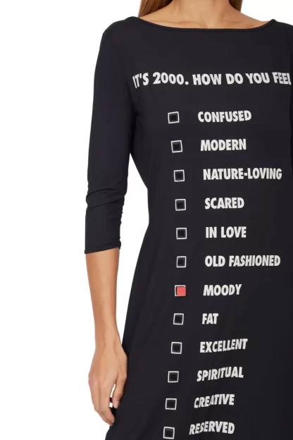 Women Annie's Archive 1999-2000 Moschino 'Millennium' Interactive Lycra Dress.