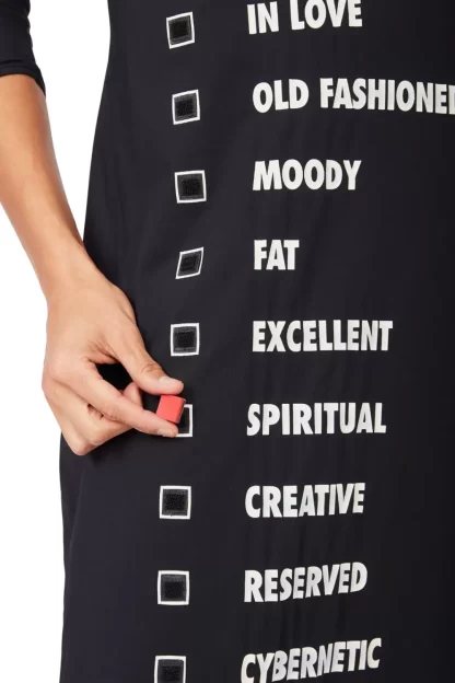 Women Annie's Archive 1999-2000 Moschino 'Millennium' Interactive Lycra Dress.