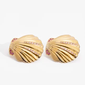 Women Liase Nucleus Scallops Earrings