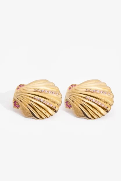 Women Liase Nucleus Scallops Earrings