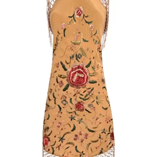 Women Conner Ives Piano Shawl Rose Dress Strappy Dress
