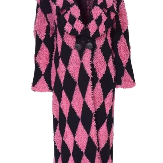 Women Samanta Virginio Pink & Blue Marchesa Coat