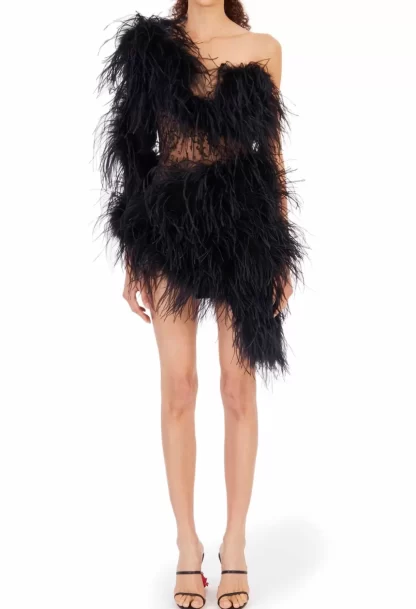 Women Maison Souraya Plume Dress