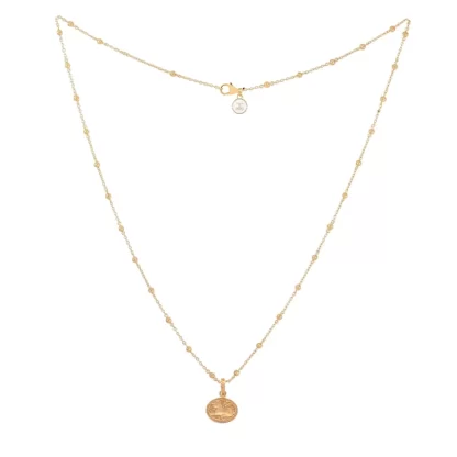 Women Annie's x Jade Jagger Podenco Dog Charm Necklace, Gold Vermeil