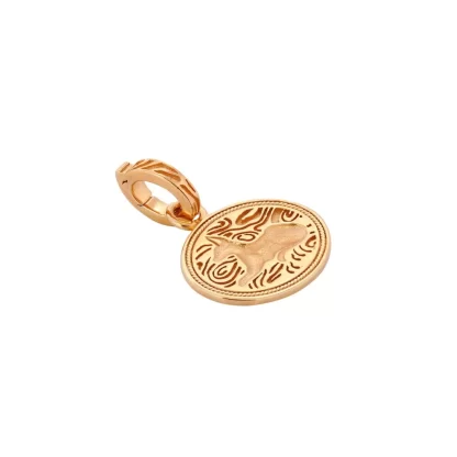 Women Annie's x Jade Jagger Podenco Dog Charm Necklace, Gold Vermeil