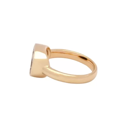 Women Annie's x Jade Jagger Podenco Dog Ring In Carved Black Onyx, Gold Vermeil